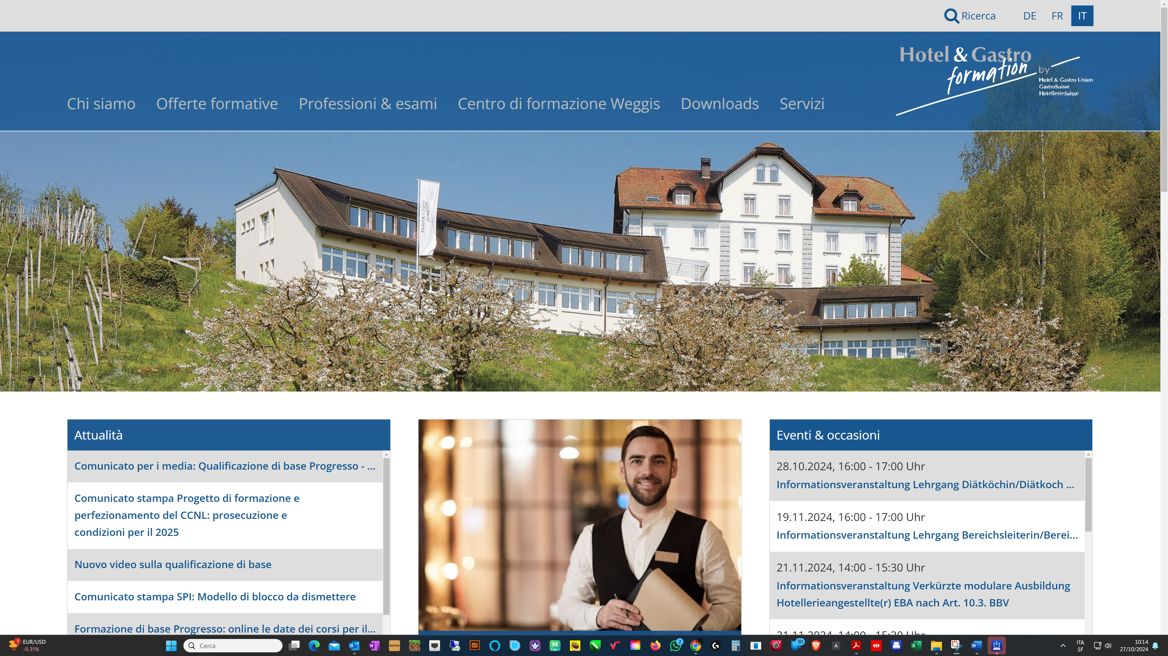 Hotel & Gastro Formation Svizzera Sito di Hotel & Gastro Formation Svizzera