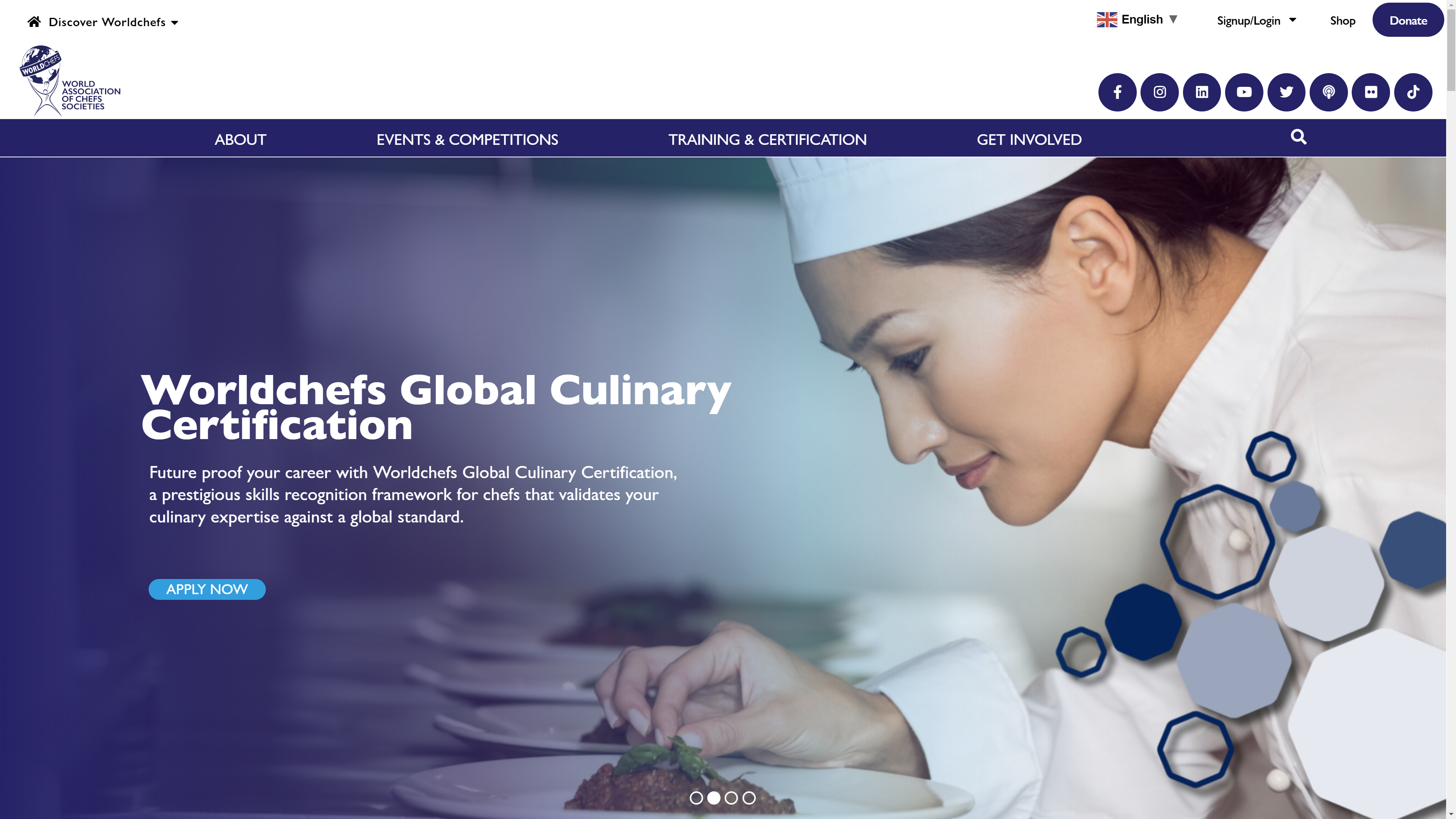 Worldchefs - World Association of Chefs' Societies (WACS) Sito di Worldchefs - World Association of Chefs' Societies (WACS)